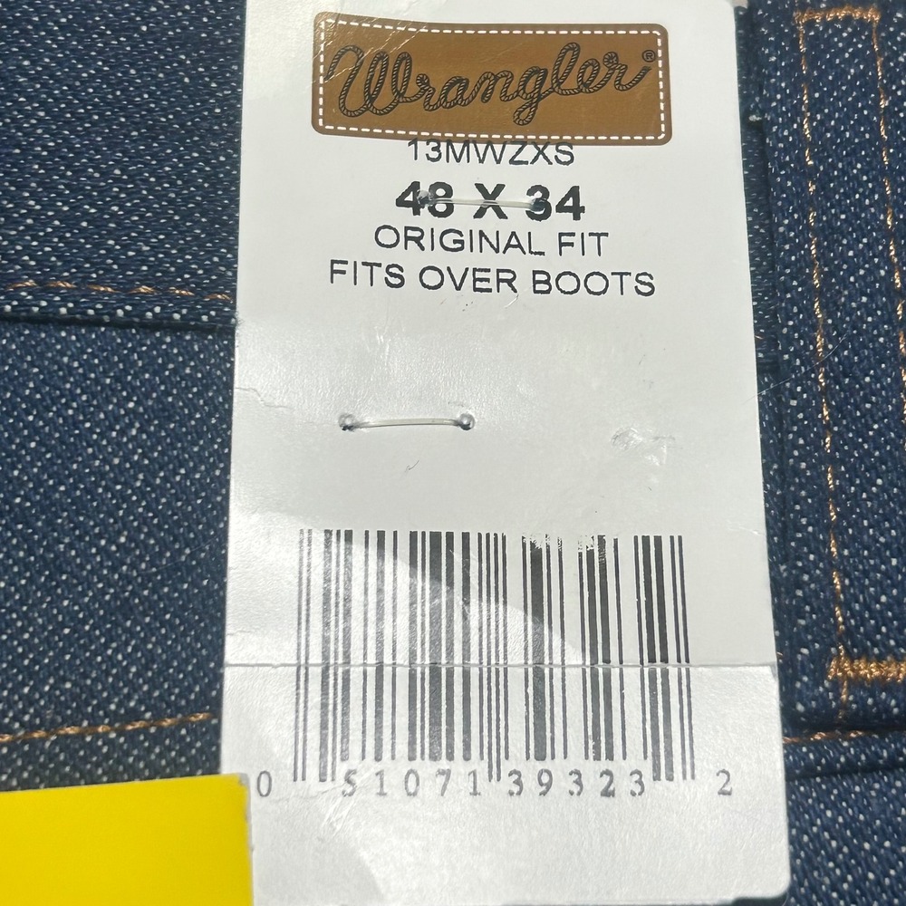 Lot of 4 NWT Wrangler 13MWZ Cowboy Cut Jeans 48x34 Original Fit Pro Rodeo Denim - Picture 8 of 8